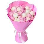 Букет из 21 нежного пиона
