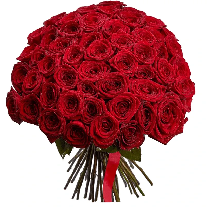 Букет из 51 красной розы